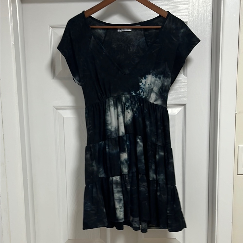 Urban Outfitters Black and Gray Sundress